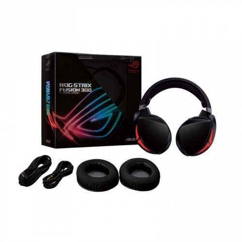 Asus Audifonos Gamer Rog Strix Fusion 300 7 1 Rog Strix Fusion 300 Cyberpuerta Mx