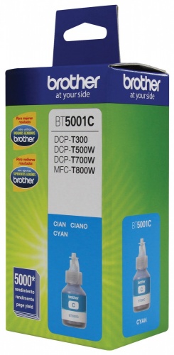 Tanque de Tinta Brother BT5001C Cyan 5000 Pág para DCP-T300 BT5001C |  Cyberpuerta.mx