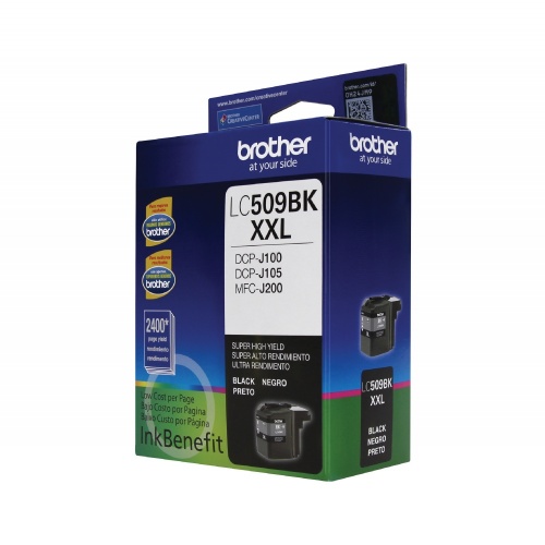 Cartucho Brother LC-509BK Negro, 2400 Páginas p/ DCP-J100 LC509BK |  Cyberpuerta.mx