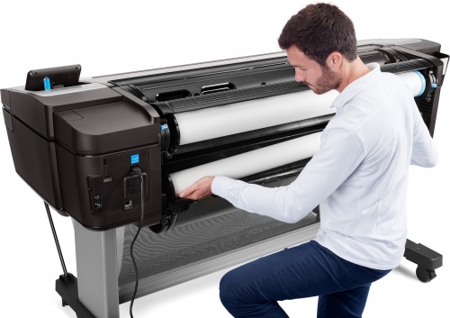 Plotter HP DesignJet T1700dr 44'', Color, Inyección, Print, 1VD88A |  Cyberpuerta.mx