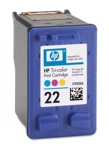 Cartucho HP 22 Tricolor Original, 165 Páginas, C9352A | Cyberpuerta.mx