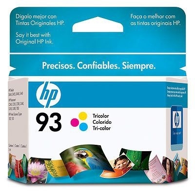 Cartucho HP 93 Tricolor Original 220 Páginas p/Deskjet 6540 C9361WL |  Cyberpuerta.mx