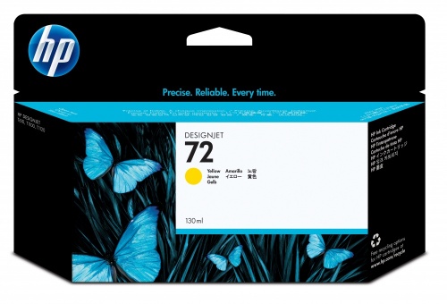 Cartucho HP 72 Amarillo Original 130ml para DesignJet C9373A |  Cyberpuerta.mx