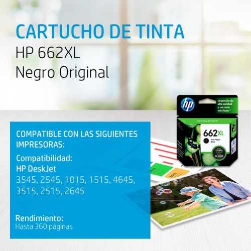 Cartuchos de Tinta HP 662XL Negro + Tricolor, HP-SUPERBUNDLE662 |  Cyberpuerta.mx
