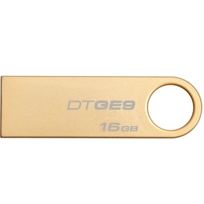 Memoria USB Kingston DataTraveler GE9, 16GB, USB , Oro DTGE9/16GB |  