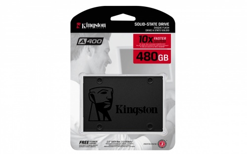 SSD Kingston A400, 480GB, SATA III, 2.5'', 7 mm, SA400S37/480G | Cyberpuerta.mx