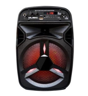 Misik Bafle, Bluetooth, Alámbrico/Inalámbrico, USB, Negro/Rojo MB165 |  Cyberpuerta.mx