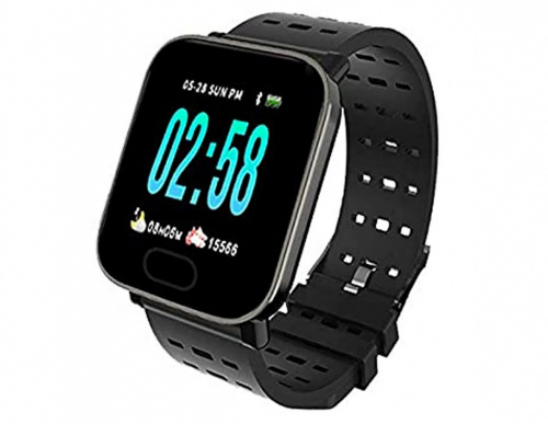 Necnon Smartwatch K-3T Bluetooth 4.0, Android/iOS, Negro, K-3T/BK |  Cyberpuerta.mx