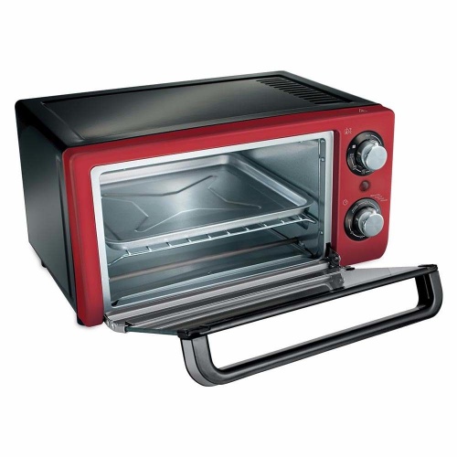 Oster Horno Eléctrico, 1000W, Negro/Rojo, TSSTTV10LTR-013 | Cyberpuerta.mx