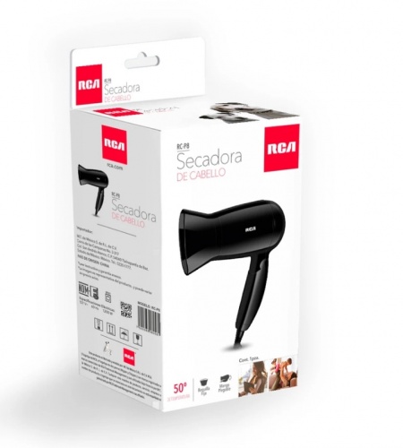 RCA Secadora, 2 Velocidades, 1200W, Negro RC-P8 | Cyberpuerta.mx