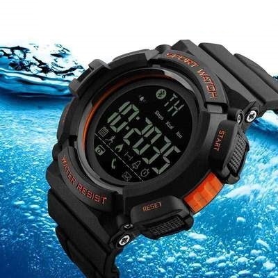 Redlemon Smartwatch Skmei 1245 Touch Bluetooth Negro/Naranja 77965-OR |  Cyberpuerta.mx