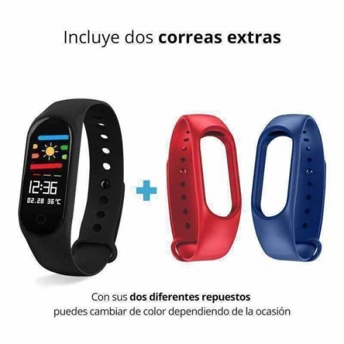 Redlemon Smartwatch Fitband Sport Touch Android/iOS 78781-Bl |  Cyberpuerta.mx