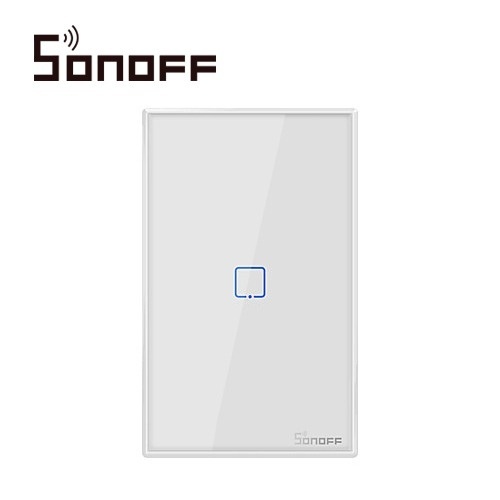 SONOFF T2 Interruptor de luz Wifi blanco Interruptores táctiles de par 