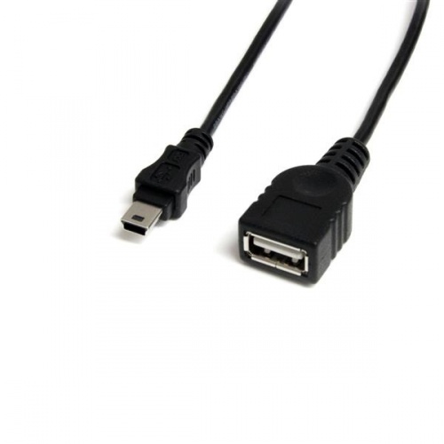 Startechcom Cable Usb A Macho Mini Usb B Hembra 30cm Usbmusbfm1