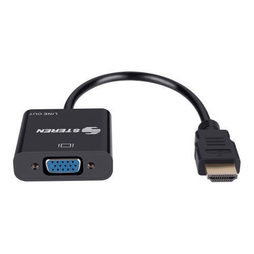 amenaza insalubre Tantos Steren Adaptador HDMI Macho - VGA/AUX Hembra, Negro 208-151 | Cyberpuerta.mx