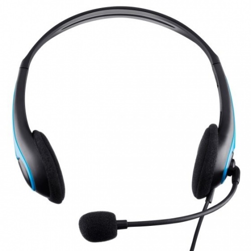 Steren Audífonos con Micrófono Bluetooth Negro/Azul AUD-538 | Cyberpuerta.mx