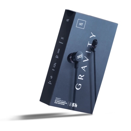 Audífonos In Ear STF Gravity Inalámbrico Negro | Walmart
