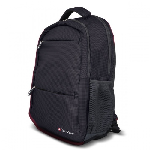 Techzone Mochila de Poliéster Warrior p/Laptop 15.6'' TZ18LBP01-NEGRO |  Cyberpuerta.mx