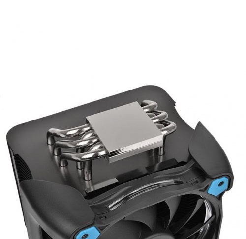 Color Negro y Azul Ventilador de CPU Thermaltake Riing Silent 12