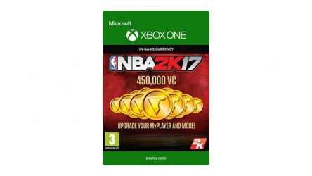 NBA 2K17, 450000 VC,  Xbox One ― Producto Digital Descargable 