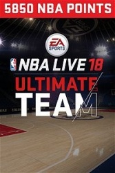 NBA LIVE 18 Ultimate Team, 5850 Puntos, Xbox One ― Producto Digital Descargable 