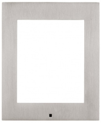 2N Marco para Instalación en Superficie 1 Módulo IP Verso, para Intercomunicador 9155021, Plata 