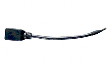 2N Cable Patch Moldeado sin Enganches, RJ-45 Hembra - LAN MAcho, 15cm, Negro 