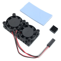 330ohms Kit de 2 Ventiladores IC-00078, 5V, Negro 