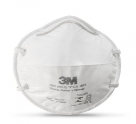 Cubrebocas 3M, Blanco, 20 Piezas 