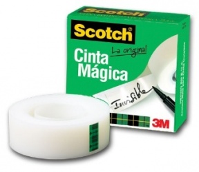 Cinta adhesiva 19mm x 33m ecológica pack 9 Scotch Magic 900