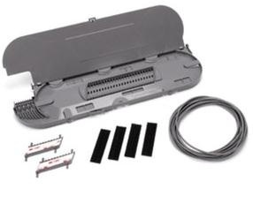 3M Bandeja Organizadora para 24 Empalmes de Fibra, Negro 