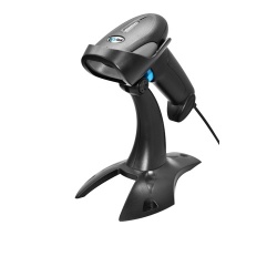 3nStar SCI150 Lector de Código de Barras Láser, 1D - Incluye Cable USB y Base 