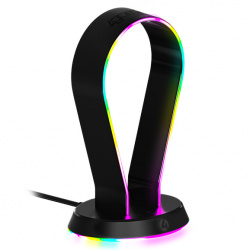 4gamers Base para Audífonos Gamer XP-RGBHS-V1-4G, RGB, USB-A, Negro 