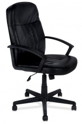 4Tune Silla 24504,Negro, Respaldo acolchado, Reposabrazos, Negro 