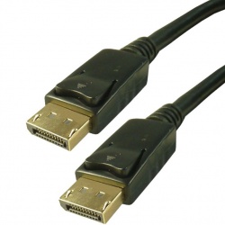4XEM Cable DisplayPort Macho - DisplayPort Macho, 1.5 Metros, Negro 