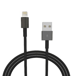 4XEM Cable Lightning Macho - USB A Macho, 90cm, Negro 