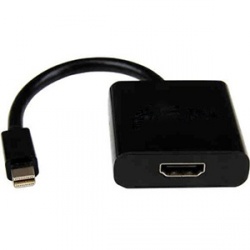 4XEM Adaptador Mini DisplayPort Macho - HDMI Hembra, Negro 