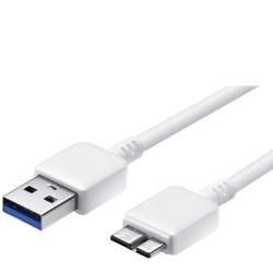 4XEM Cable USB Macho - Micro-USB B Macho, 90cm, Negro 