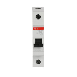 ABB Interruptor Miniatura de 1 Polo SH201-C20, 230V, 20A, Entrada 12 - 253V 