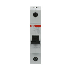 ABB Interruptor Miniatura de 1 Polo SH201-C32, 230V, 32A, Entrada 12 - 253V 