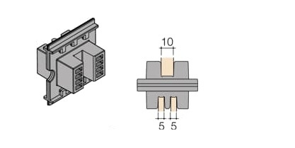ABB Soporte Aislador PBHB1125, 24UD 