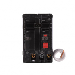 ABB Interruptor 2 Polos THQL2115GFT, 15A, Entrada 120/240V 