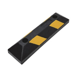 AccessPRO Tope Vehicular para Estacionamiento AC-55TV, 4 Franjas Reflejantes, 55cm, Negro/Amarillo 