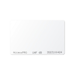AccessPRO Tarjeta de Proximidad ACCESS-CARD-6B, 5.4 x 8.5cm, Blanco 