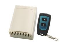 AccessPRO Receptor con Control Remoto de 2 Canales, RF Inalámbrico, hasta 50 Metros 