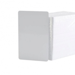 AccessPRO Tarjeta Adhesiva para Imprimir, 8.56 x 5cm, Blanco, 100 Piezas 