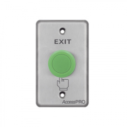 AccessPRO Botón de Salida APBHVC, Alámbrico, Acero inoxidable 