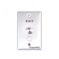 AccessPRO Botón de Salida APBSM, Alámbrico, Aluminio 