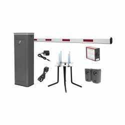 AccessPRO Barrera Vehicular Derecha, hasta 3 Metros - Incluye Brazo 