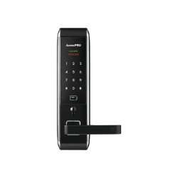 AccessPro Cerradura Inteligente PRO-LOCK-MIL con Teclado y Lector de Tarjeta, 100 Usuarios, Mifare 